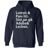 Lumpia Pancit Sinigang Adobo Lechon Unisex Pullover Hoodie